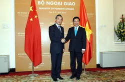 Bộ trưởng Ngoại giao hai nước Việt Nam - Trung Quốc hội đàm