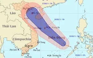 Áp thấp nhiệt đới có khả năng hình thành bão trên Biển Đông