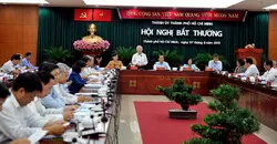 Khai mạc Hội nghị Thành ủy thảo luận về đề án thí điểm mô hình Chính quyền Đô thị TP.HCM