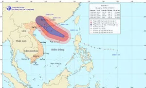 Bão số 7 cách Hoàng Sa 450km
