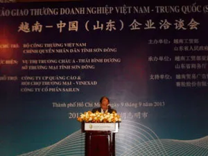 Thứ trưởng Bộ Công thương tiếp xã giao Phó tỉnh trưởng Tỉnh Sơn Đông - Trung Quốc