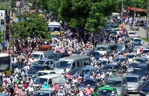 TPHCM, Hà Nội ùn tắc giao thông giảm