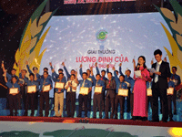 PVFCCo đồng hành cùng Giải thưởng Lương Định Của năm 2013