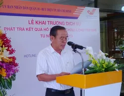 Quận 10 triển khai phát trả hồ sơ hành chính công tại nhà
