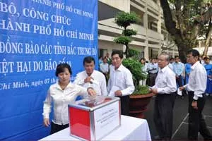 TP.HCM: Gần 7 tỉ đồng ủng hộ đồng bào miền Trung