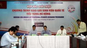 Giao lưu sinh viên ngành du lịch các TP tiểu vùng sông Mekông năm 2013