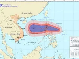 Bão Nari có thể là cơn bão số 11 trên Biển Đông