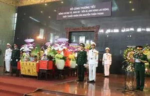 Tổ chức lễ truy điệu và an táng Thầy thuốc nhân dân Nguyễn Thiện Thành