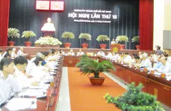 Khai mạc hội nghị Thành ủy TPHCM lần thứ 15