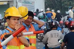 Chưa xảy ra kẹt xe tại Cầu Bông và cầu Hậu Giang