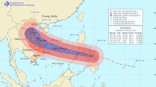 Khẩn trương ứng phó với siêu bão HaiYan