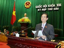 Thủ tướng Chính phủ đề nghị Quốc hội phê chuẩn bổ nhiệm Bộ trưởng, Chủ nhiệm Văn phòng Chính phủ