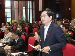 Quốc hội chất vấn Bộ trưởng Cao Đức Phát về tái cơ cấu nông nghiệp và tạm trữ lúa gạo