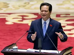 Thủ tướng Nguyễn Tấn Dũng trả lời chất vấn của Quốc hội