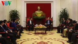Lãnh đạo Thành ủy tiếp Phó Chủ tịch Ủy ban Chính hiệp Trung Quốc