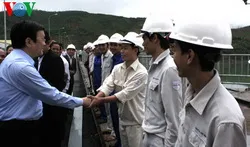 Chủ tịch nước khảo sát tác động của thủy điện ở Quảng Nam