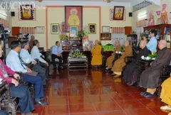 Bí thư Thành ủy Lê Thanh Hải thăm và chúc tết các cơ sở Phật Giáo
