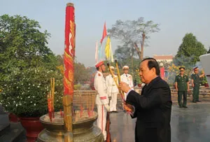 Đoàn lãnh đạo TPHCM viếng nghĩa trang Liệt sĩ TP, nghĩa trang TP
