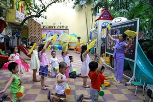Khẩn trương xây dựng trường mầm non đạt chuẩn