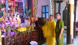 Kiểm tra an toàn PCCC tại các đình, chùa và di tích lịch sử - văn hóa trên địa bàn quận 9, Thủ Đức