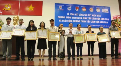 TPHCM: Tiết kiệm được gần 500 triệu kwh điện trong năm 2013