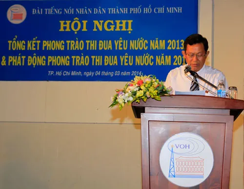 Đài TNND TP.HCM tổ chức Hội nghị tổng kết phong trào thi đua yêu nước năm 2013 1