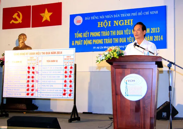 Đài TNND TP.HCM tổ chức Hội nghị tổng kết phong trào thi đua yêu nước năm 2013