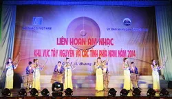 Liên hoan âm nhạc khu vực Tây Nguyên và các tỉnh phía Nam 2014: Giàu chất liệu dân gian, dân tộc