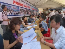 Ngày hội “Phỏng vấn - tuyển dụng” năm 2014