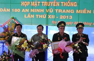 Họp mặt truyền thống Đoàn 180 An ninh Vũ trang Miền Nam Anh hùng lần thứ XIII