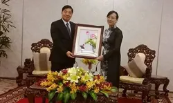 Chủ tịch HĐND TP Nguyễn Thị Quyết Tâm tiếp lãnh đạo tỉnh Vân Nam
