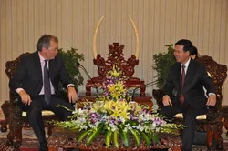 Ông Võ Văn Thưởng tiếp Bí thư Trung ương Đảng Cộng sản Liên bang Nga