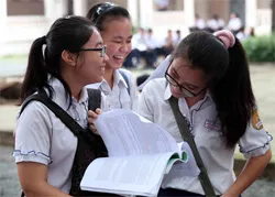 Nhiều thí sinh chọn đề thi về lòng yêu nước