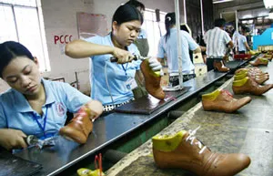 Ngành da giày Việt Nam tăng trưởng trên 14% trong 5 tháng đầu năm 2014