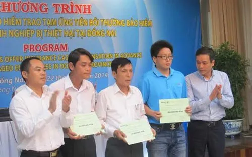 Bảo Việt tạm ứng bồi thường cho các doanh nghiệp bị thiệt hại tại tỉnh Đồng Nai