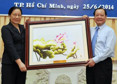 Đoàn lãnh đạo tỉnh Điện Biên thăm và làm việc với TPHCM