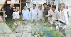 Đoàn lãnh đạo tỉnh Long An khảo sát thực tế Khu liên hợp xử lý chất thải rắn Đa Phước
