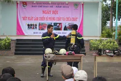 Ngày hội Một ngày làm chiến sĩ phòng cháy và chữa cháy