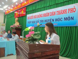 Hội đồng nhân dân TPHCM làm việc tại huyện Hóc Môn