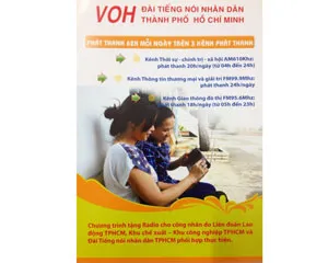 VOH phối hợp trao tặng 10.000 chiếc radio cho công nhân TPHCM