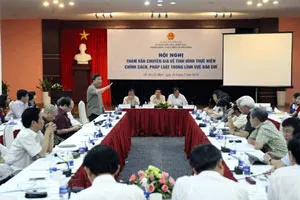 Hội nghị tham vấn về lĩnh vực quản lý báo chí