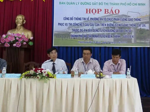 Phân luồng giao thông trên Xa Lộ Hà Nội phục vụ dự án tuyến đường sắt đô thị số 1
