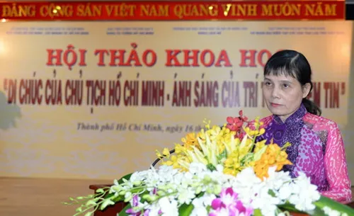 Hội thảo khoa học “Di chúc của Chủ tịch Hồ Chí Minh-Ánh sáng của trí tuệ và niềm tin”