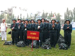 TPHCM: Hơn 2.000 thanh niên trúng tuyển nghĩa vụ quân sự đợt 2-2014