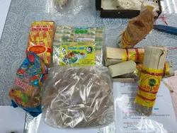 Phát hiện 2 kg tiền chất ma túy đá dấu trong đường thốt nốt