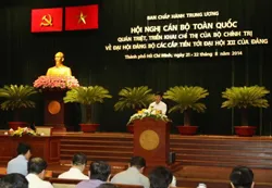 Hội nghị toàn quốc triển khai về Đại hội Đảng các cấp tiến tới Đại hội XII của Đảng