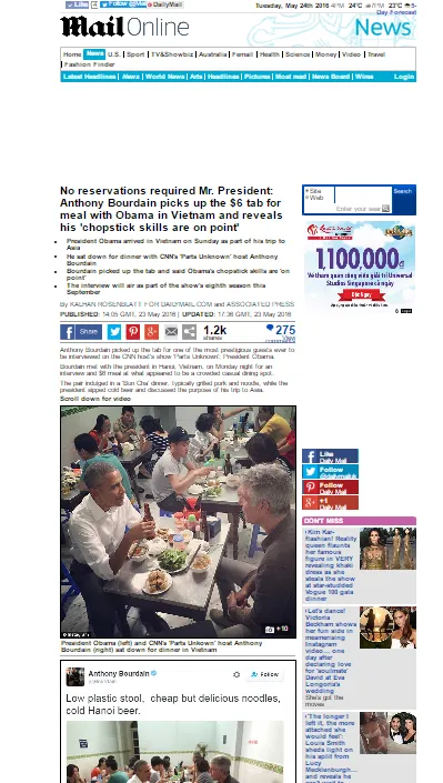 Bún chả “lên đời” nhờ Tổng thống Obama 2