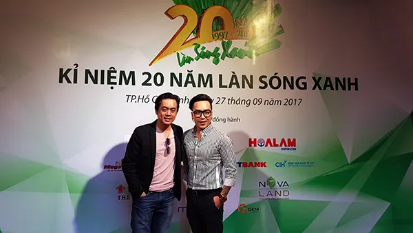 Nhạc sỹ Dương Khắc Linh và nhạc sỹ Nguyễn Hoàng Duy voh.com.vn