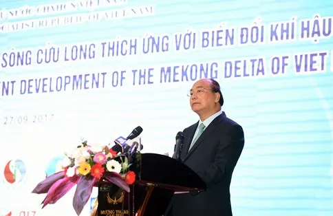 Thủ tướng Nguyễn Xuân Phúc tại hội nghị phát triển đồng bằng sông Cửu Long