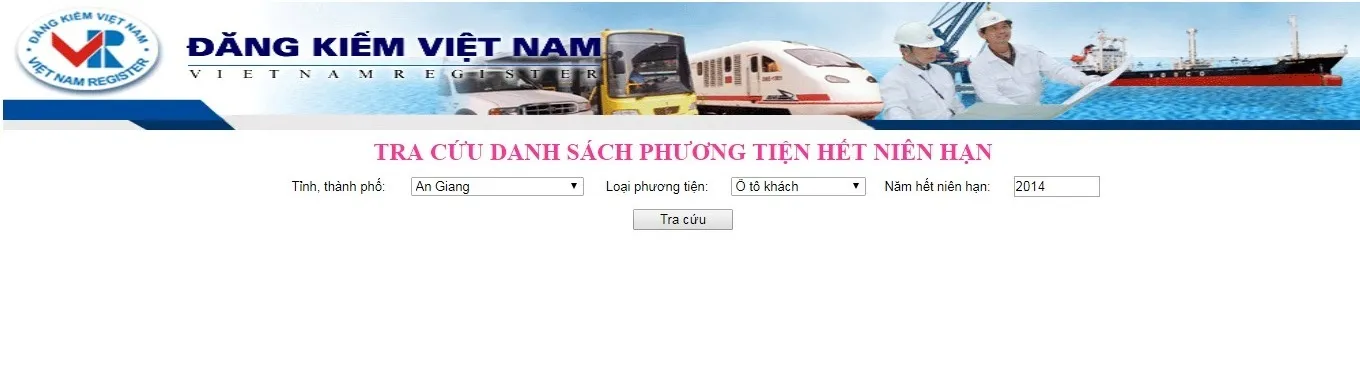 Tra cứu xe quá đát, hết niên hạn sử dụng voh.com.vn